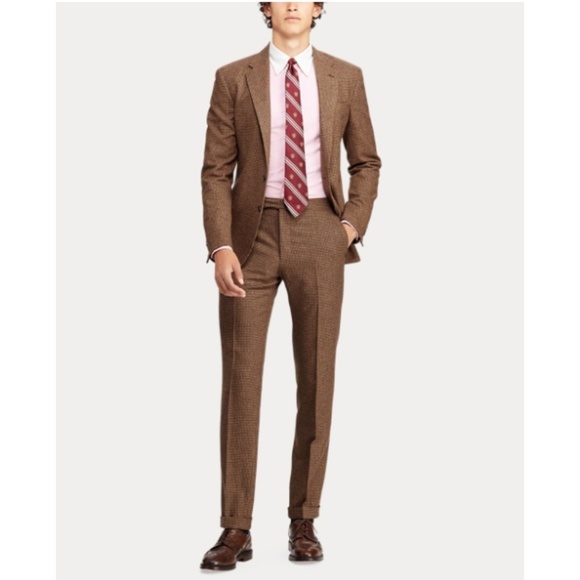 Polo Ralph Lauren Other - Polo brown houndstooth 2 piece suit
